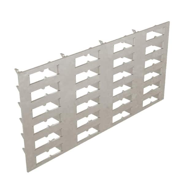 1-11/16 in. x 3-1/2 in. 22-Gauge Galvanized G90 Mending Plate (1-Pack)