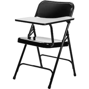 5200 Series Black Tablet Arm 18-Gauge Steel Folding Chair, Grey Nebula Left Arm (2-Pack)