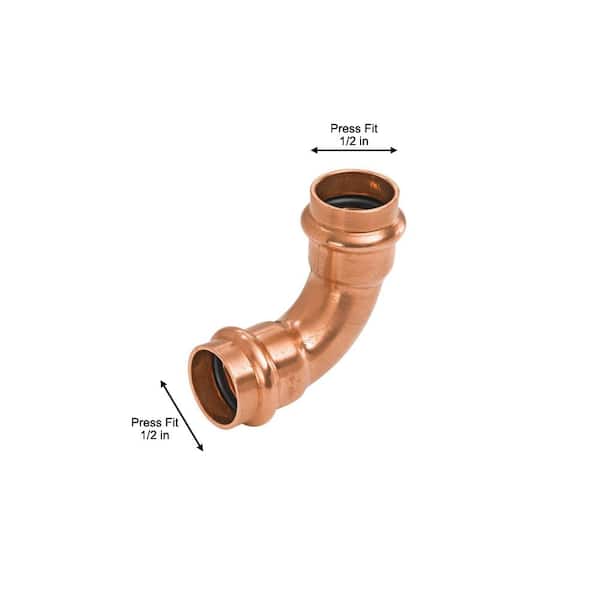 NIBCO - Cast Copper Pipe Cross: 1/2″ Fitting, C x C x C, Pressure Fitting -  71941033 - MSC Industrial Supply