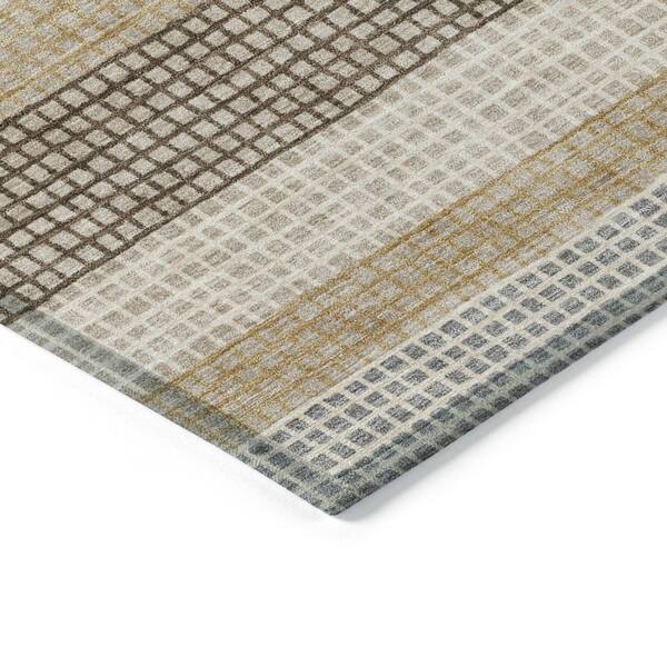 Chantille Machine Washable Indoor/Outdoor Abstract ACN2008 Beige 9 ft. x 12 ft. Area Rug