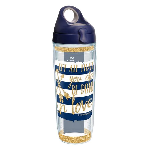 Tervis Simply Southern Quote Sparkle 24 oz. Double Walled Insulated Water Bottle