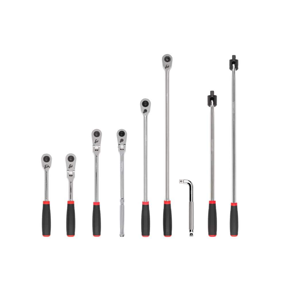 1/2 in. Drive Quick-Release Comfort Grip Ratchet, L-Handle, and Breaker Bar Set (9-Piece) price history on PriceWatchPro
