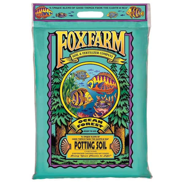 FOXFARM 12 Qt. 6.36.8 pH Ocean Forest Garden Potting Soil Bags (2Pack