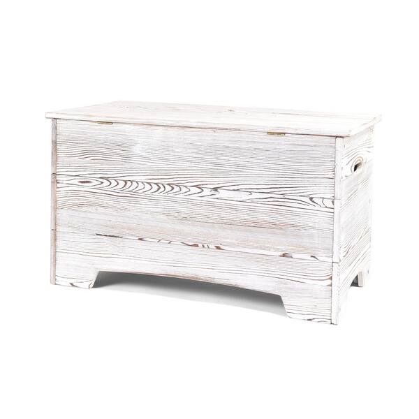 Badger Basket Gray Solid Wood Rustic Toy Box 13712 - The Home Depot