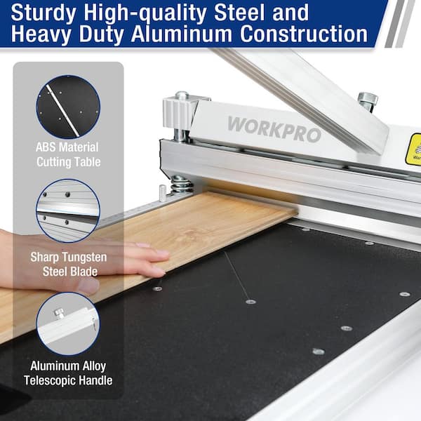 Angel Sar 13 in. Laminate Floor Cutter, Vinyl Floor Cutter for Laminate, Multi-layer Flooring