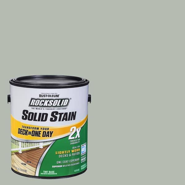 Rust-Oleum RockSolid 1 gal. Marsh Exterior 2X Solid Stain
