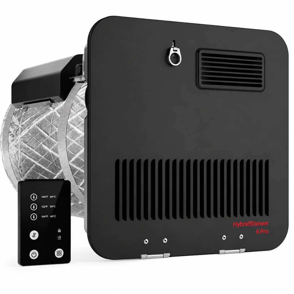 6 Gallon RV Water Heater 12,000 BTU High-Output Propane Electric Hybrid Heating Remote Controller Porcelain Tank 1 Piece price history on PriceWatchPro