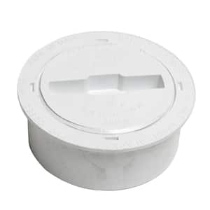 Oatey 4 in. Snap-In PVC Cleanout Plug 43733 - The Home Depot