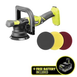 ONE+ 18V 5 in. Variable Speed Dual Action Polisher with FREE 4.0 Ah Lithium-Ion HIGH PERFORMANCE Battery