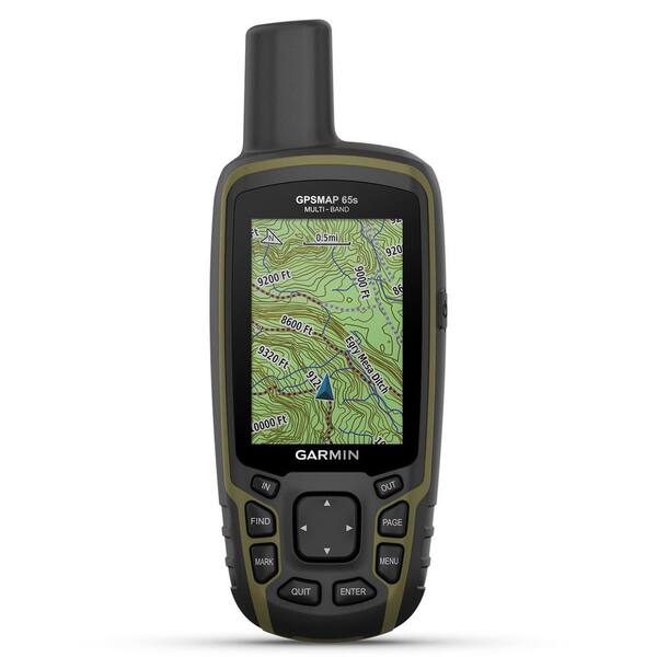overalt på vegne af vand Garmin GPSMAP 65s Multi-Band/Multi-GNSS Handheld with Sensors 010-02451-10  - The Home Depot