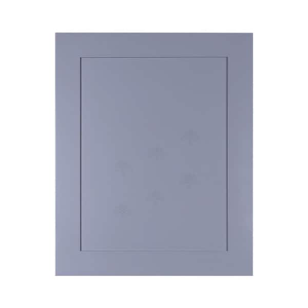 LIFEART CABINETRY Lancaster Shaker Gray Decorative Door Panel 24-in. W x 30-in H x 0.75-in D
