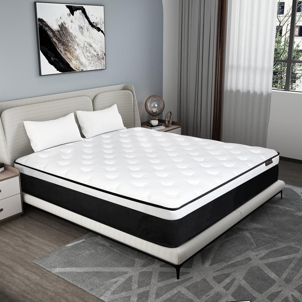 CHEVNI Luxury King Medium Memory Foam 10 In. Bed-in-a-Box Mattress HD ...