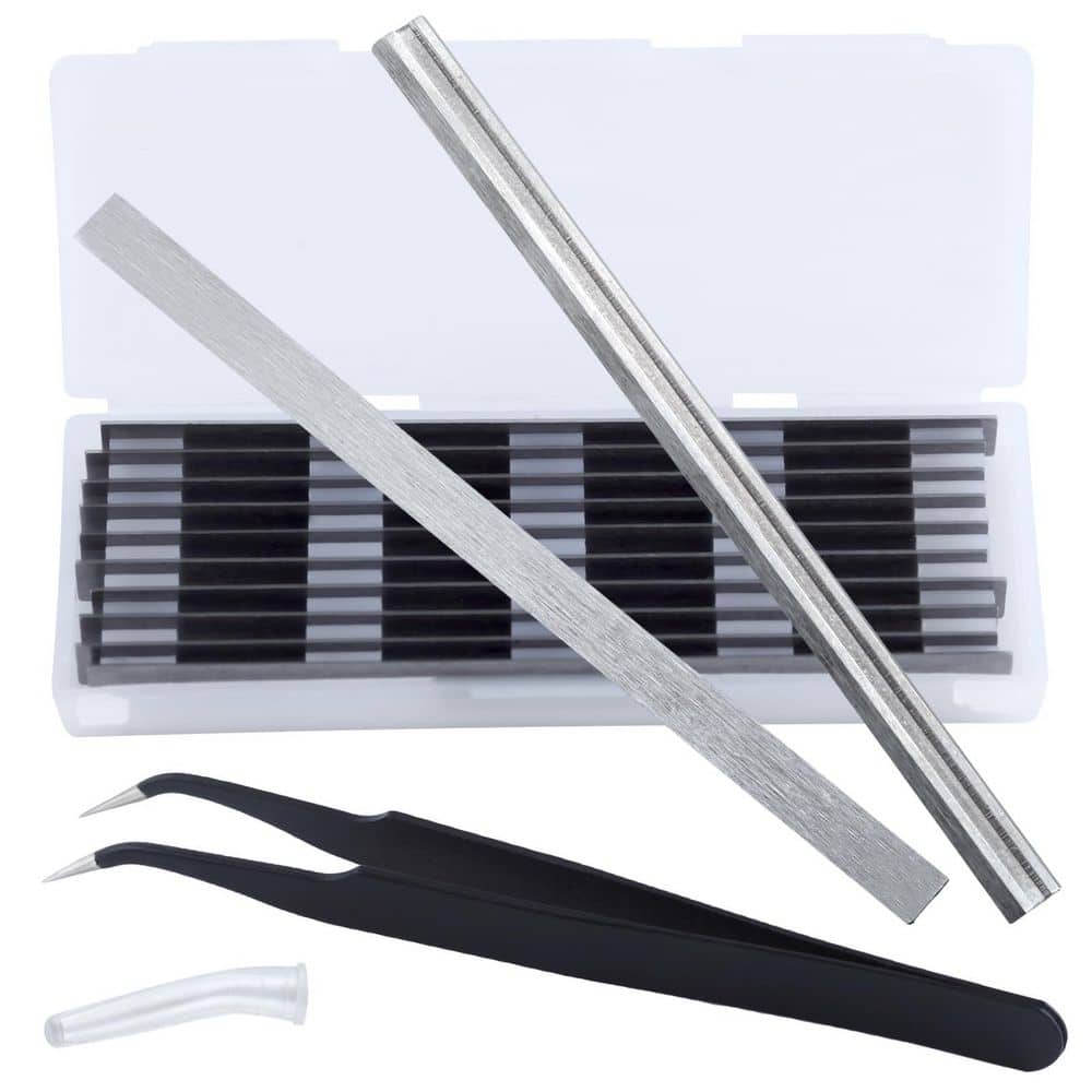 82mm Tungsten Carbide Planer Knife Blades with Reversible Dual Cutting Edges for Bosch Makita DeWalt Ryobi 10pcs price history on PriceWatchPro