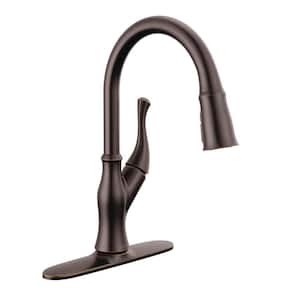 Ophelia Single Handle Pull Down Sprayer Kitchen Faucet in Venetian Bronze