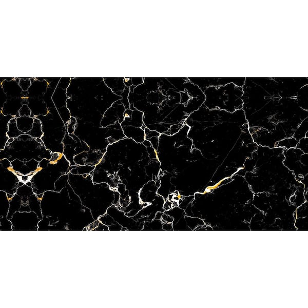 Falkirk Moray 2/25 in. x 2 ft. x 1 ft. Peel  and Stick Black Foam Decorative Wall Paneling (10-Pack)