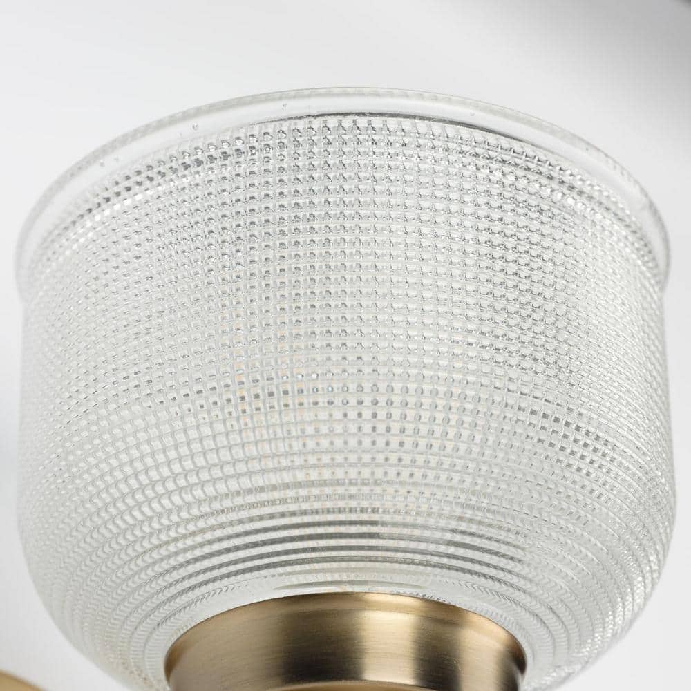 Archie Vintage Brass 17" Dimmable 2-Light Vanity Fixture