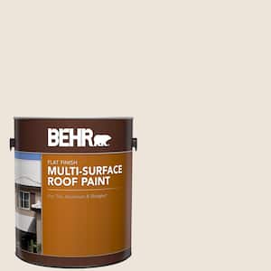 1 gal. #MS-32 Glacier White Flat Multi-Surface Exterior Roof Paint