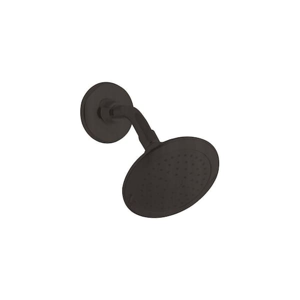 KOHLER Alteo 1-Spray Patterns 5.7 in. Single Wall Mount Fixed Shower Head in Oil-Rubbed Bronze