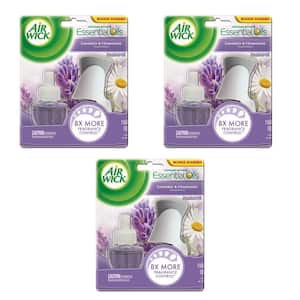 0.67 oz. Lavender and Chamomile Automatic Air Freshener Oil Plug-In Starter Kit (3-Pack)