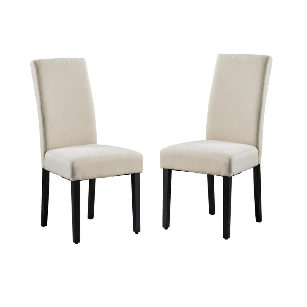 Home Beyond Savona Tan Upholstery Contemporary Dining Accent Chair Set