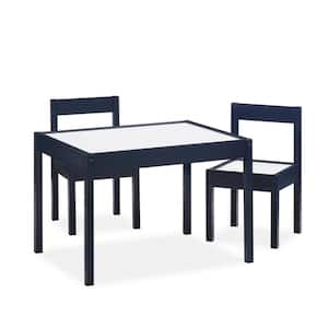 Wylie 3-Piece Blue Kiddy Table Chair Set