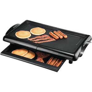 200 sq. in. Black Nonstick Electric Griddle
