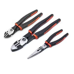Z2 High Leverage Mixed Plier Set with Dual Material Grips (3-Piece)