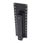 92 in. Black Metal Post with Double Powdercoat (with Top Plate)