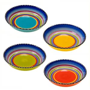 Tequila Sunrise 9.25 in. Soup and Pasta Bowl (Set of 4)