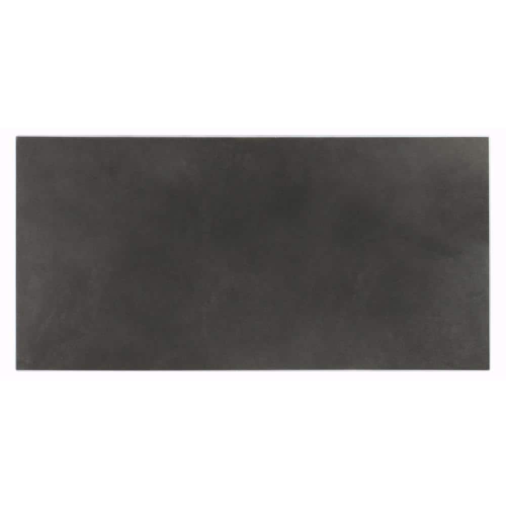 Matte Steel 12x24 Porcelain Tile with Pressed Edges