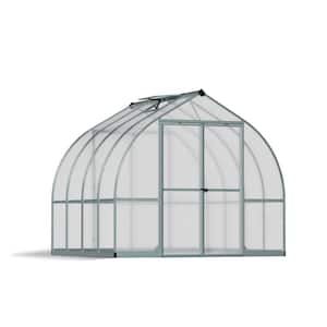Bella 8 ft. x 8 ft. Silver/Diffused DIY Greenhouse Kit