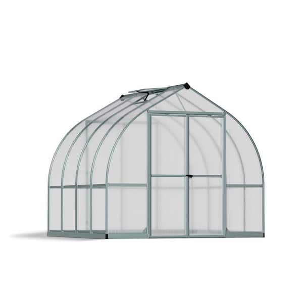 CANOPIA by PALRAM Bella 8 ft. x 8 ft. Silver/Diffused DIY Greenhouse Kit
