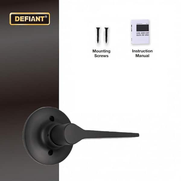 Defiant Freedom Matte Black Dummy Door Handle 32LEX904B - The Home