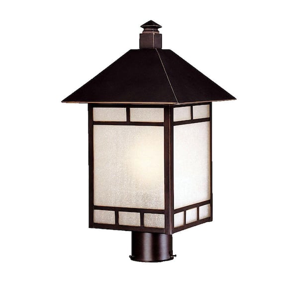 Acclaim Lighting Artisan 1-Light Architectural Bronze Outdoor Post Light