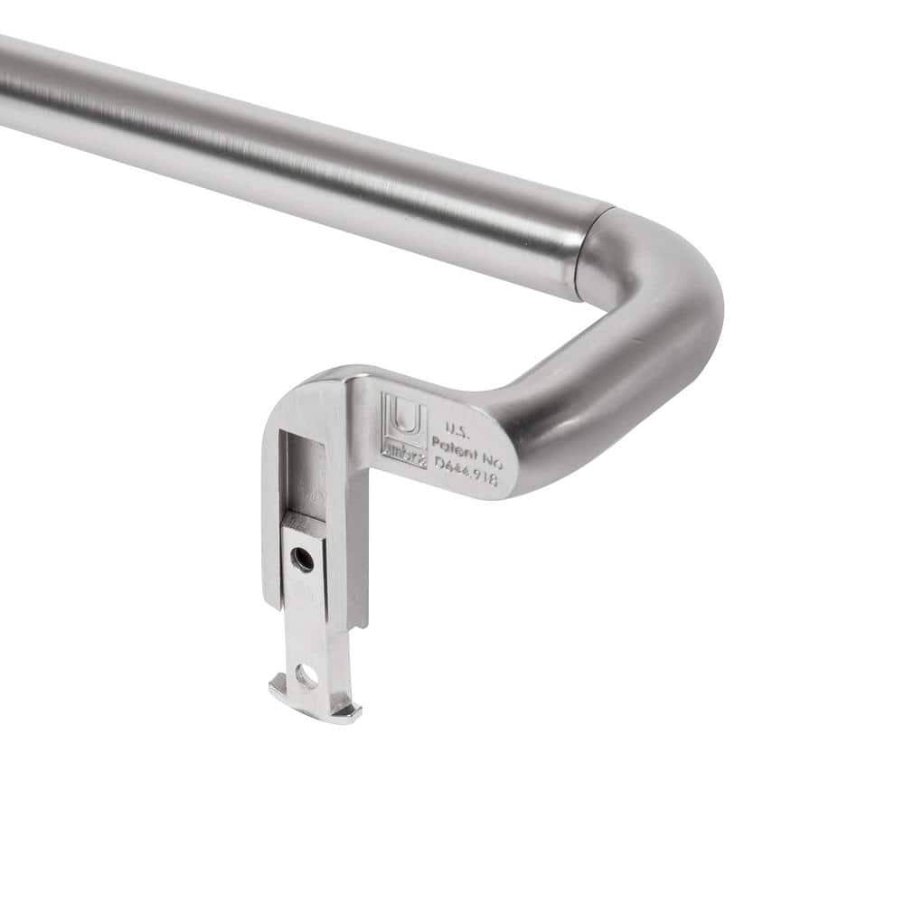Matte Nickel Adjustable Blackout Curtain Rod 48-88"
