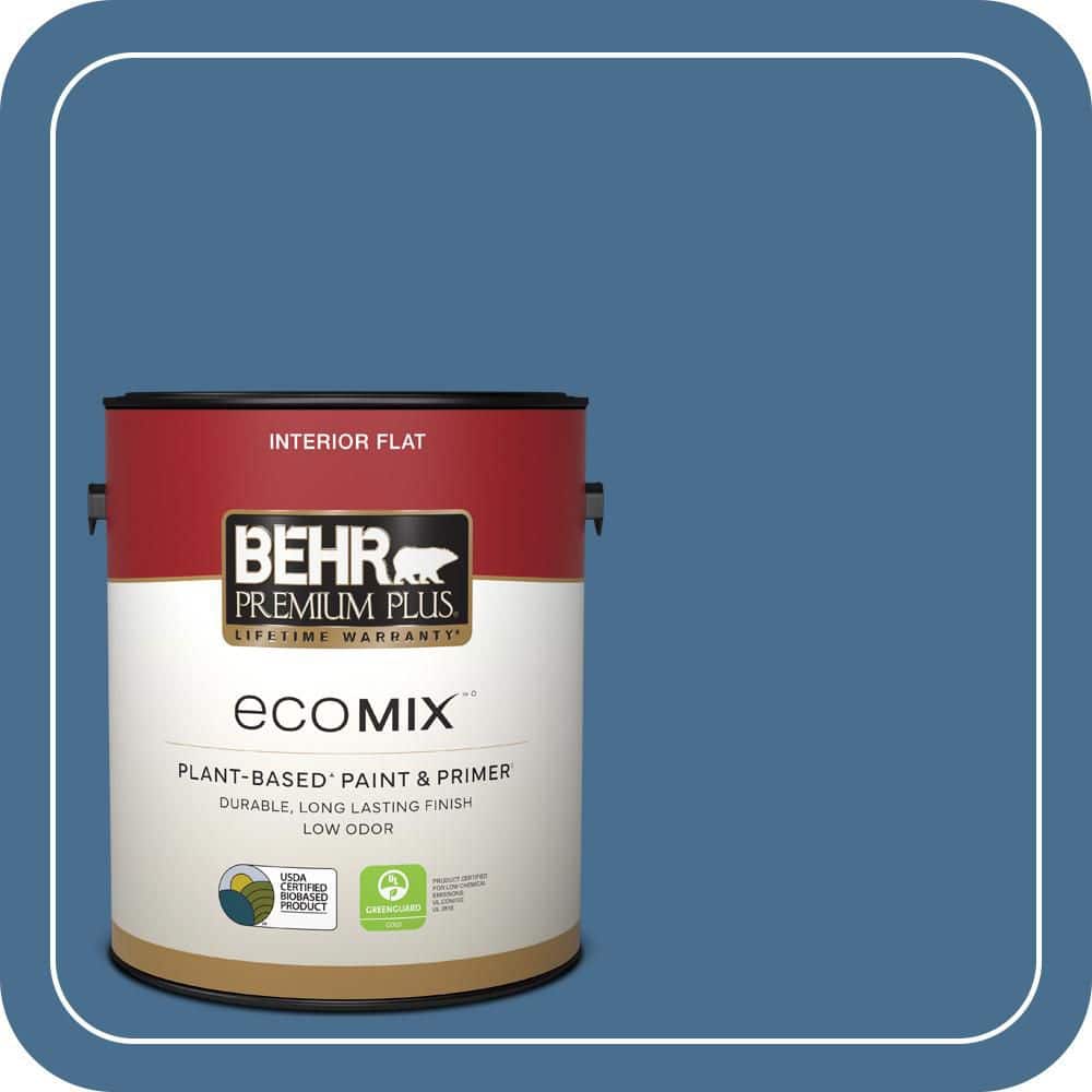 1 gal. #M510-5 Sailors Bay Flat EcoMix Plant-Based Interior Paint & Primer price history on PriceWatchPro