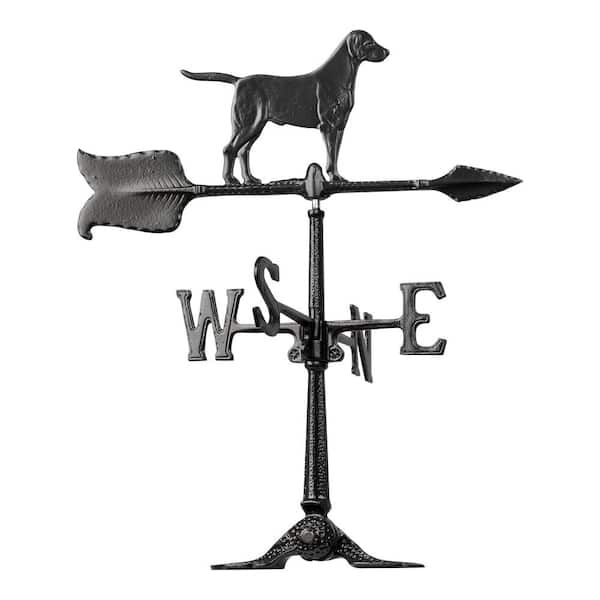 Whitehall Products 24 in. Black Retriever Accent Weathervane