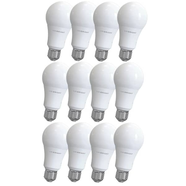 100-Watt Equivalent A19 E26 General Purpose Standard LED Light Bulb - (12-Pack)