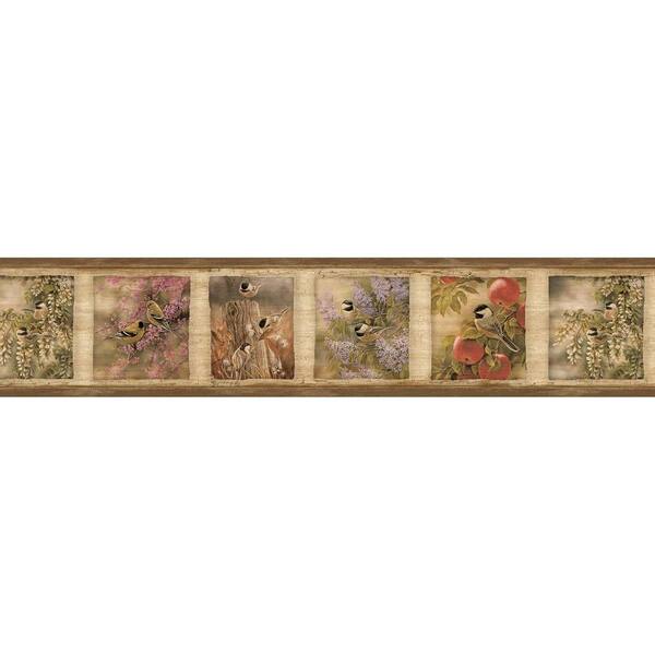 Chesapeake Oconee Brown Springfield Brown Wallpaper Border