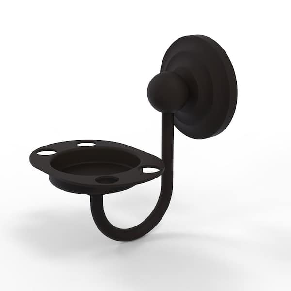 Allied Brass Prestige Que New Tumbler and Toothbrush Holder in Oil Rubbed Bronze