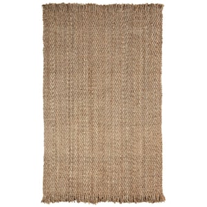 SUPERIOR Braided-Jute Natural 5 ft. x 8 ft. Rectangle Braided Jute Area Rug  5X8RUG-BRAJUTE - The Home Depot