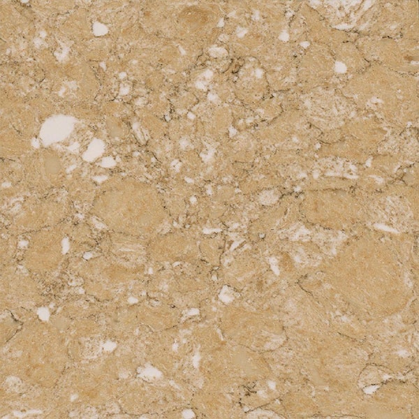 3 in. x 3 in. Quartz Countertop Sample in Talus