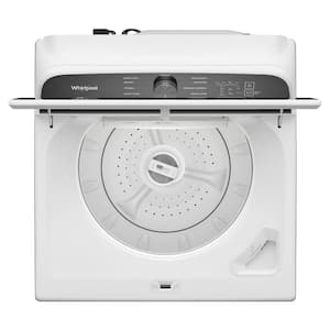 5.2- 5.3 cu.ft. Top Load Washer in White with Removable Agitator