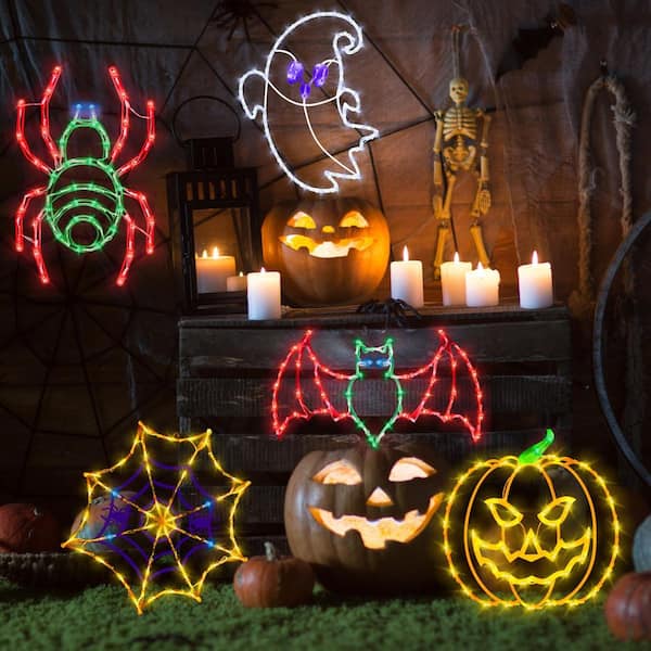 Halloween Window Silhouette Lights