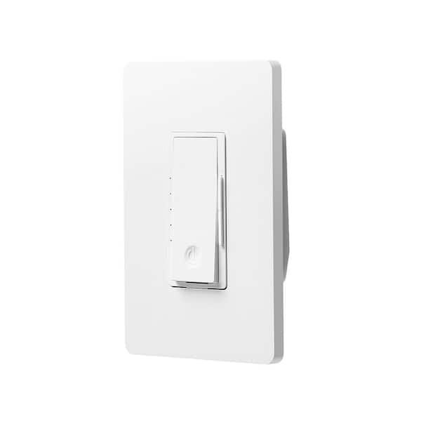 DEWENWILS Smart Dimmer Switch, 2. 4 GHz 1-way Wi-Fi Dimmer Light Switch Works with Alexa and Google Assistant, Needs Neutral Wire