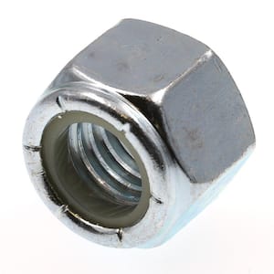 1/2 in.-13 Grade 2 Zinc Plated Steel Nylon Insert Lock Nuts (25-Pack)