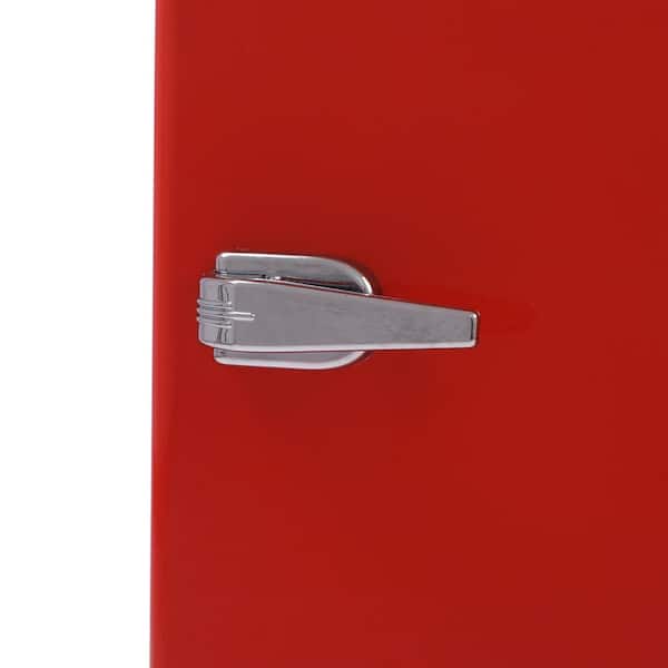 Commercial Cool 1.6-cu ft Standard-depth Freestanding Mini Fridge Freezer  Compartment (Red) in the Mini Fridges department at