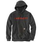 Men's XXX-Large Carbon Heather Cotton/Polyester Loose Fit Midweight Logo Graphic Sweatshirt