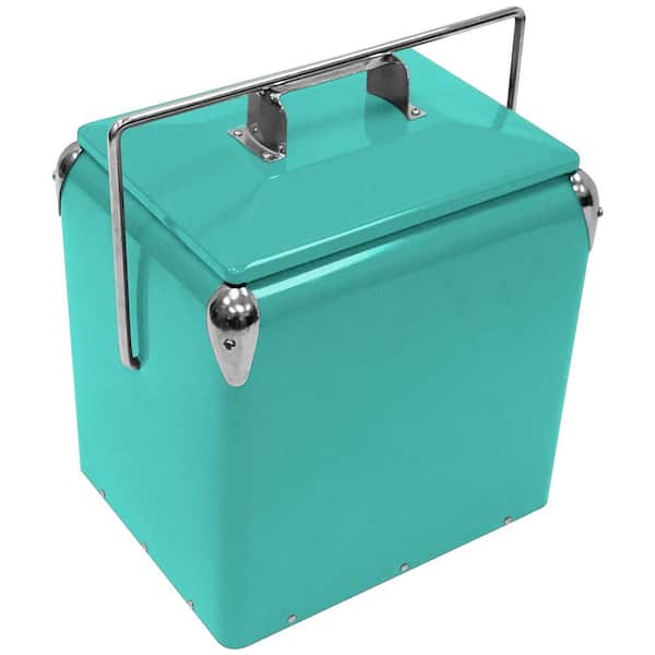 Creative Outdoor 12 qt. Teal Retro Cooler