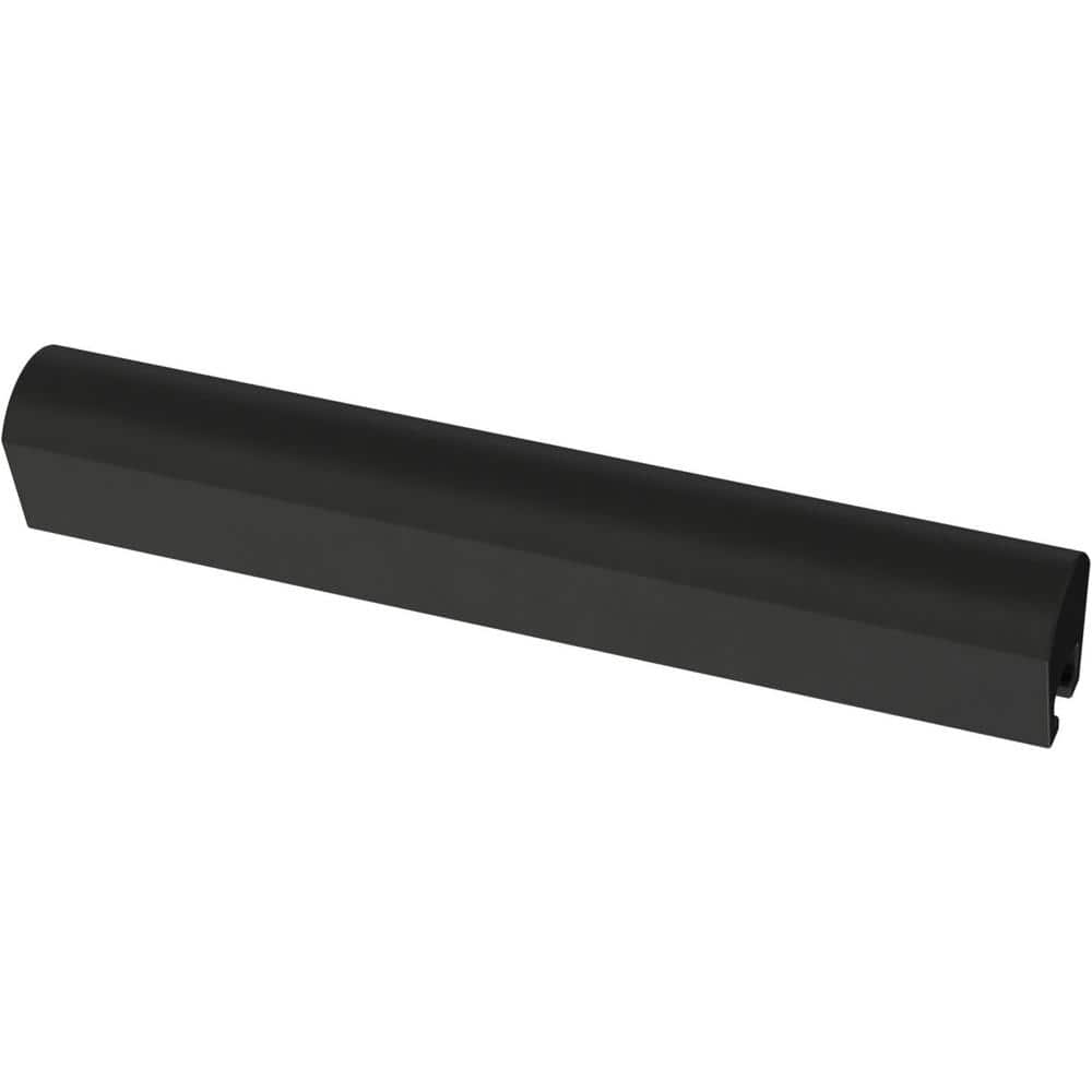 Matte Black Adjustable Modern Brass Bar Pulls with Mounting Hardware